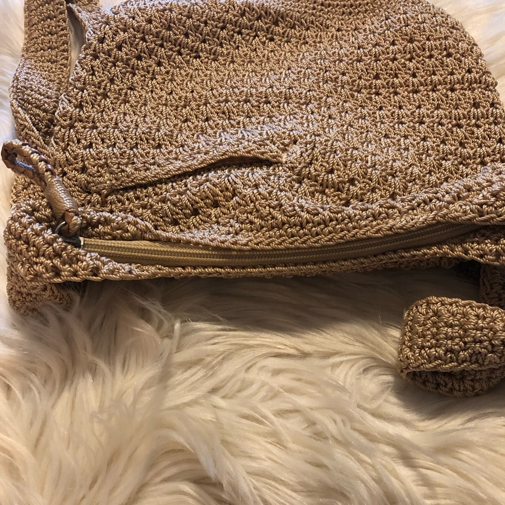 The Sak cream beige crochet crossbody handbag - Picture 7 of 14